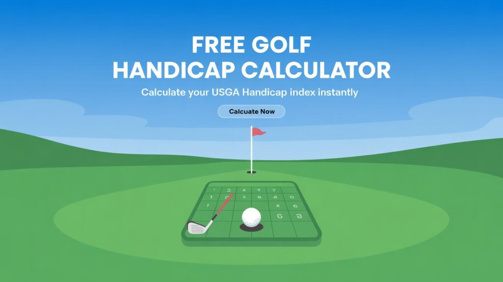 Free Golf Handicap Calculator Instant USGA Index 2025