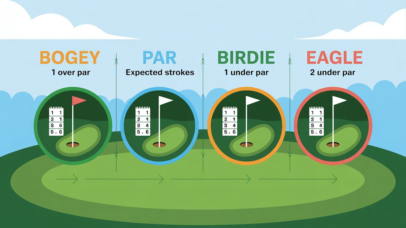 What is a Bogey, Par, Birdie, Eagle in Golf Complete Scoring System